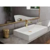 Umywalka nablatowa z konglomeratu Reno 80x46 biały połysk